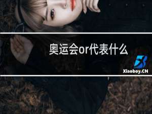 奥运会or代表什么