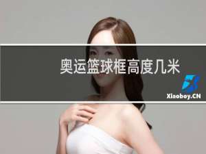 奥运篮球框高度几米