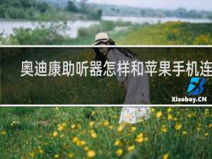 奥迪康助听器怎样和苹果手机连接