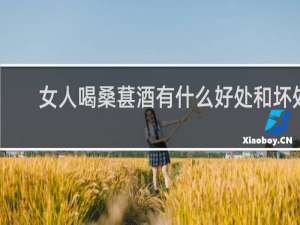女人喝桑葚酒有什么好处和坏处