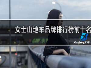 女士山地车品牌排行榜前十名