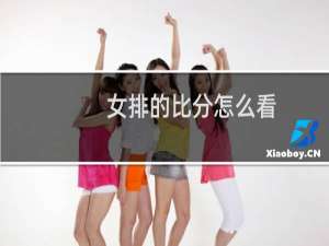 女排的比分怎么看