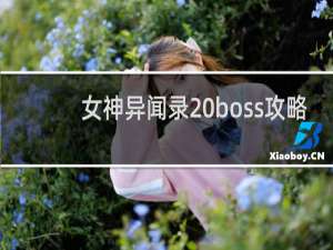 女神异闻录 boss攻略