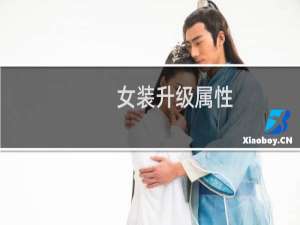 女装升级属性