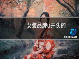 女装品牌u开头的