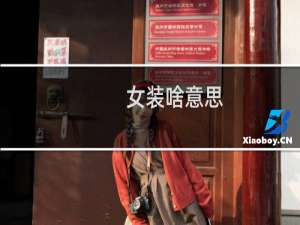 女装啥意思
