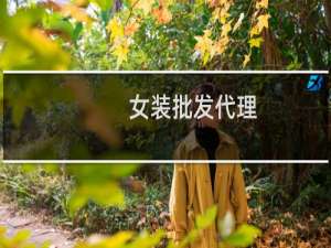 女装批发代理