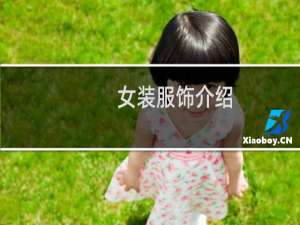 女装服饰介绍