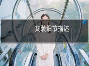 女装细节描述