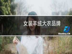 女装羊绒大衣品牌