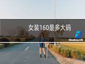 女装160是多大码
