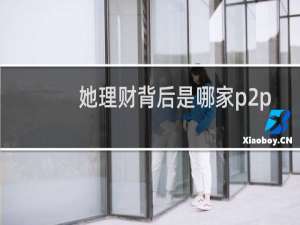 她理财背后是哪家p2p