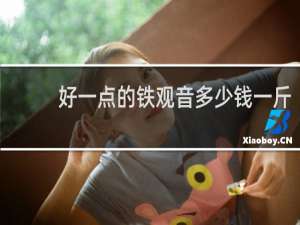 好一点的铁观音多少钱一斤