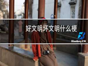 好文明坏文明什么梗？好文明坏文明是什么意思什么梗
