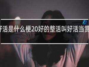 好活是什么梗 好的整活叫好活当赏什么梗