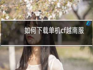 如何下载单机cf越南服