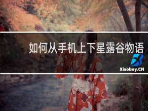 如何从手机上下星露谷物语