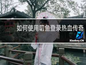 如何使用叨鱼登录热血传奇