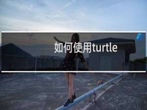 如何使用turtle绘图