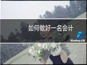 如何做好一名会计