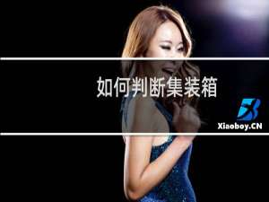 如何判断集装箱