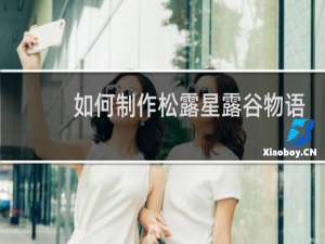 如何制作松露星露谷物语