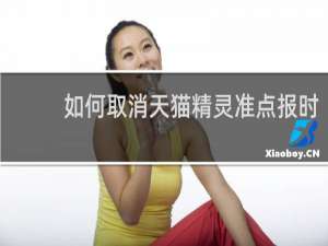 如何取消天猫精灵准点报时