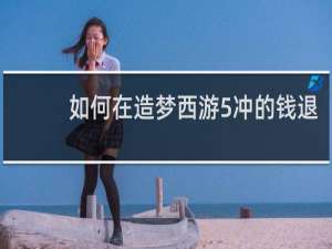 如何在造梦西游5冲的钱退