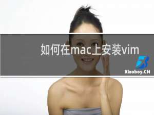 如何在mac上安装vim