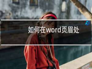 如何在word页眉处插入logo
