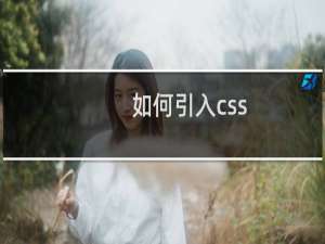 如何引入css
