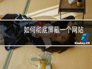 如何彻底屏蔽一个网站？