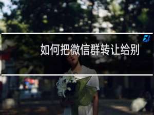 如何把微信群转让给别人