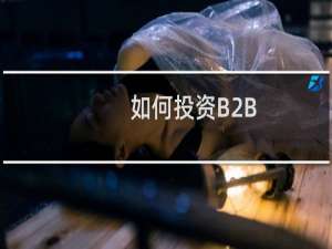 如何投资B2B