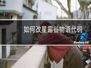 如何改星露谷物语代码