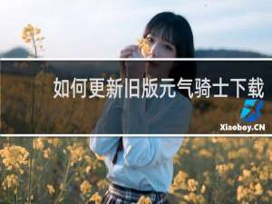 如何更新旧版元气骑士下载