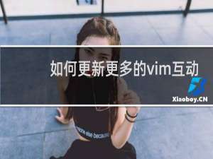 如何更新更多的vim互动