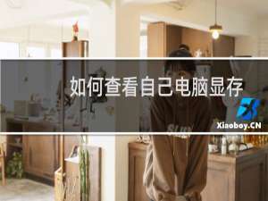 如何查看自己电脑显存大小.型号.频率