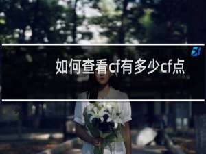 如何查看cf有多少cf点