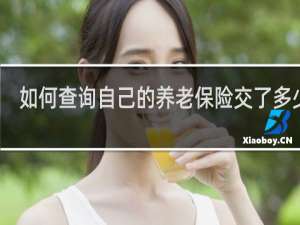 如何查询自己的养老保险交了多少年