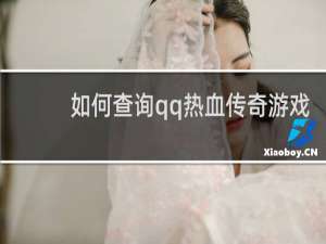 如何查询qq热血传奇游戏