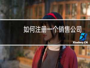如何注册一个销售公司