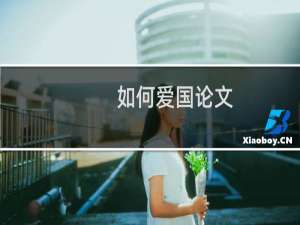 如何爱国论文