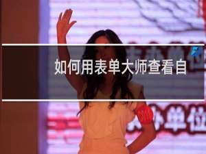 如何用表单大师查看自己提交的数据