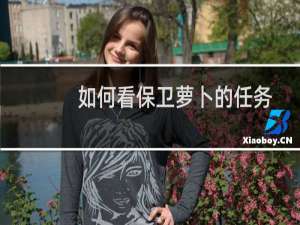 如何看保卫萝卜的任务