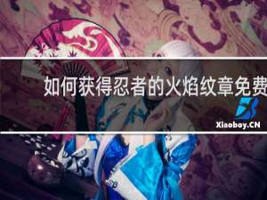 如何获得忍者的火焰纹章免费