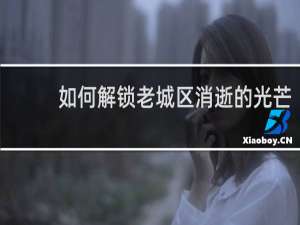 如何解锁老城区消逝的光芒