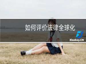 如何评价法律全球化
