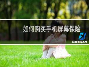 如何购买手机屏幕保险