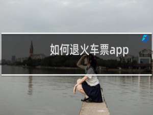 如何退火车票app